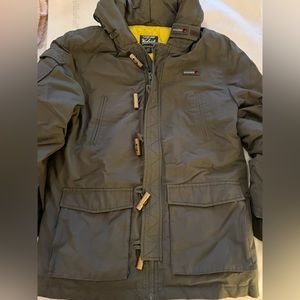 Boys Authentic Woolrich Hoodie Jacket